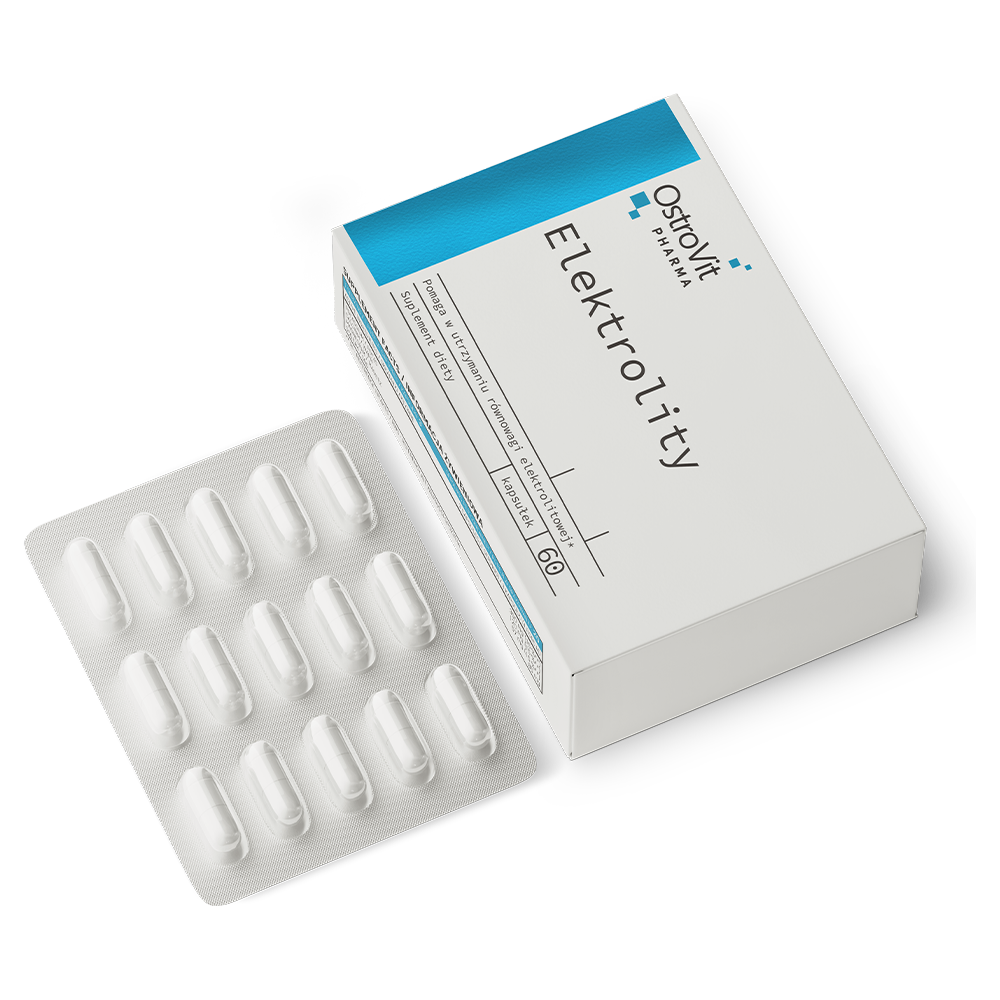 Electrolytes – 60 vegan capsules, K, Ca, Mg & Na | OstroVit Pharma