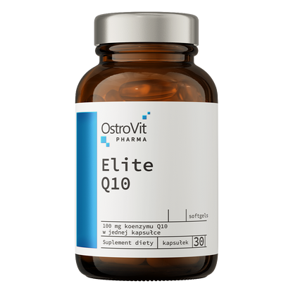 Elite Q10 – 30 bløde kapsler, 100 mg coenzym Q10 | OstroVit Pharma