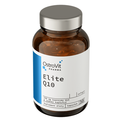 Elite Q10 – 30 bløde kapsler, 100 mg coenzym Q10 | OstroVit Pharma
