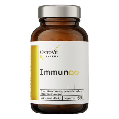 Immun∞ – 60 vegan capsules, Vitamine C, zink + extracten | OstroVit Pharma