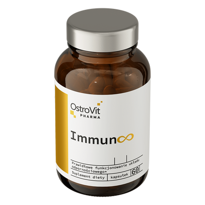 Immun∞ – 60 vegan capsules, Vitamine C, zink + extracten | OstroVit Pharma