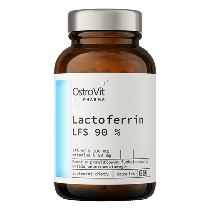 Lactoferrin LFS 90 % – 60 Kapseln, mit Vitamin C | OstroVit Pharma