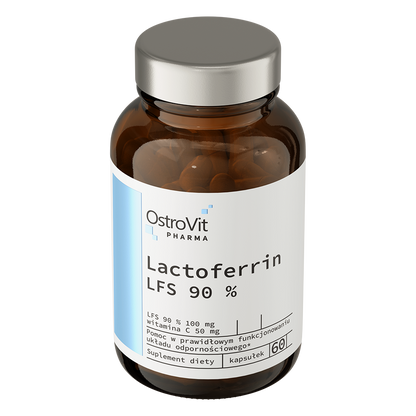 Lactoferrin LFS 90 % – 60 Kapseln, mit Vitamin C | OstroVit Pharma