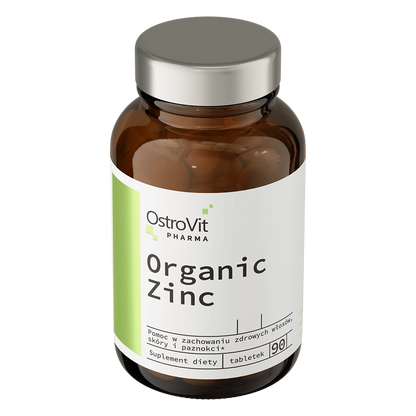 Organic Zinc – 90 vegan tabletten, 15 mg zink (picolinaat) | OstroVit Pharma