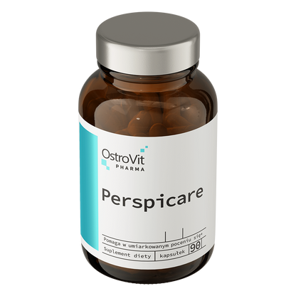 Perspicare – 90 vegan capsules, 4 botanische extracten, Zweetblokker | OstroVit Pharma