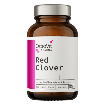Red Clover – 60 vegan capsules, 500 mg (8% isoflavonen) | OstroVit Pharma