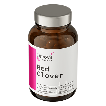 Red Clover – 60 vegan capsules, 500 mg (8% isoflavonen) | OstroVit Pharma
