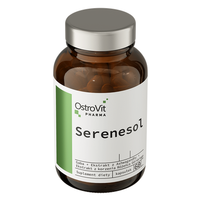 Serenesol – 60 vegan capsules, GABA + L‑theanine & botanicals | OstroVit Pharma