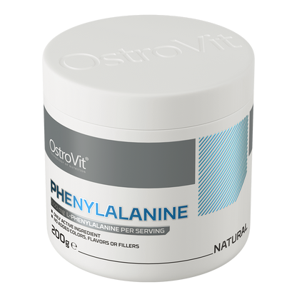 Phenylalanine 200 g – 100% L‑fenylalanine poeder, 400 porties | OstroVit