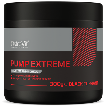 Pump Extreme – Zwarte bes, Pre‑workout 13 ingrediënten, 200 mg cafeïne | OstroVit