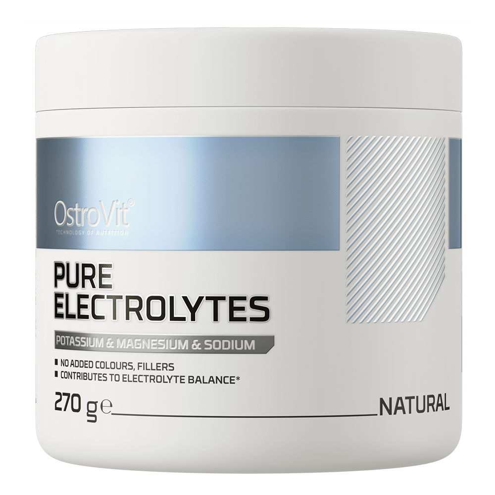 Pure Electrolytes – suikervrij, 270 g poeder, Na + Mg + K (citraat) | OstroVit
