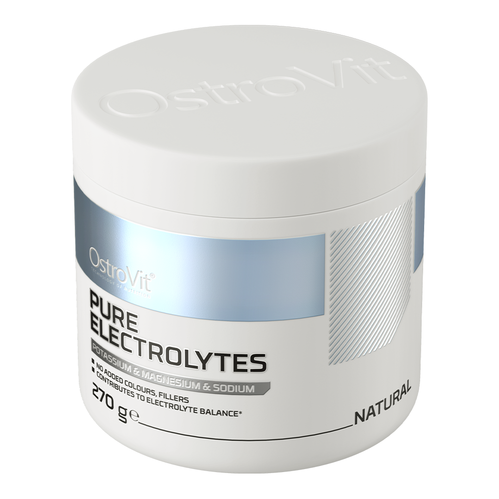 Pure Electrolytes – suikervrij, 270 g poeder, Na + Mg + K (citraat) | OstroVit
