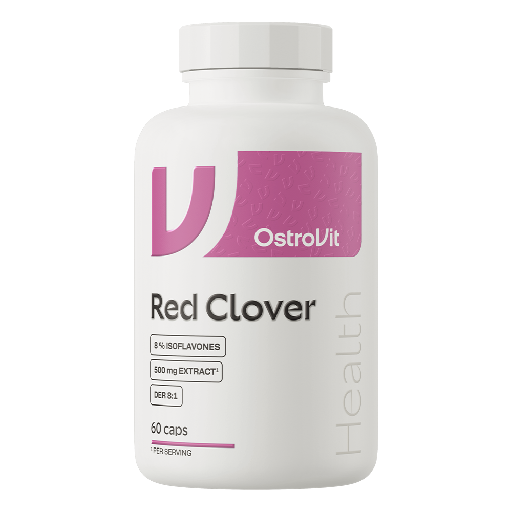 Red Clover – 60 vegan capsules, 500 mg (8% isoflavonen) | OstroVit Pharma