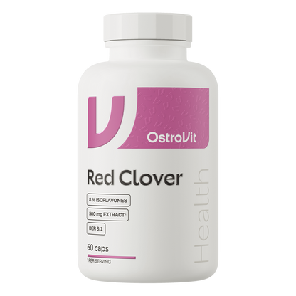 Red Clover – 60 vegan capsules, 500 mg (8% isoflavonen) | OstroVit Pharma