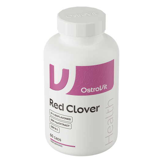 Red Clover – 60 vegan capsules, 500 mg (8% isoflavonen) | OstroVit Pharma