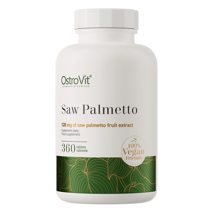 Saw Palmetto VEGE – 360 vegan tabletten, 120 mg per tablet | OstroVit