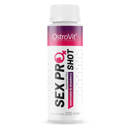 Pro Women Shot – 100 ml, watermeloen‑aardbei, vegan | OstroVit