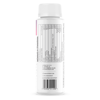 Pro Women Shot – 100 ml, watermeloen‑aardbei, vegan | OstroVit