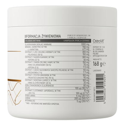 Slim Care Glucomannan Complex – 180 capsules, 30 dagen | OstroVit