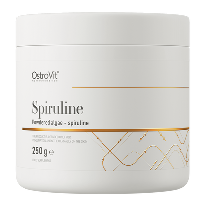 Spirulina – 250 g pulver, 125 portioner, 100% spirulina | OstroVit
