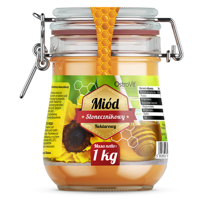 Sonnenblumenhonig | 1000 g | 100 % rein | OstroVit