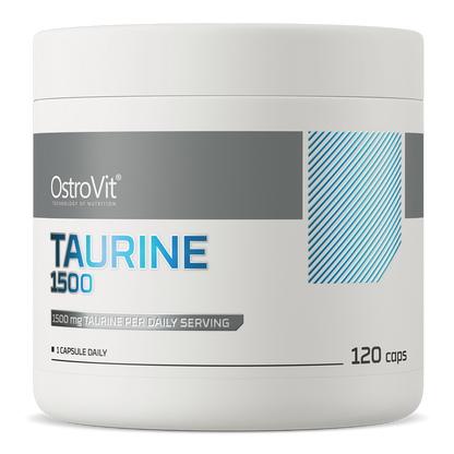 Taurin 1500 mg – 120 Kapseln, 1 pro Tag | OstroVit