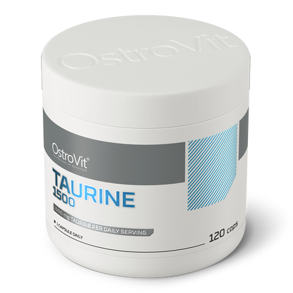 Taurin 1500 mg – 120 Kapseln, 1 pro Tag | OstroVit