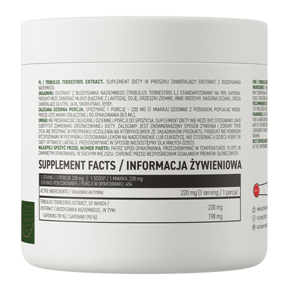 Tribulus Terrestris-ekstrakt | Vegansk | 454 portioner | 100 g | Pulver | Ostrovit