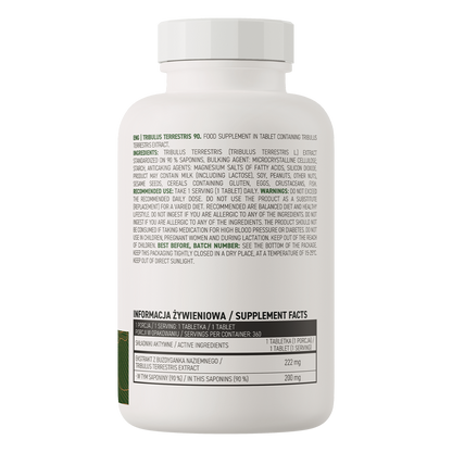 Tribulus Terrestris VEGE – 360 tabletten, 90% saponinen | OstroVit