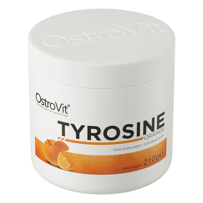 Tyrosine – 210 g, Sinaasappel, Met taurine & B6 | OstroVit