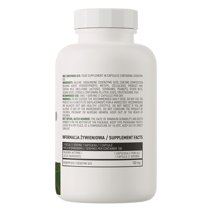 Ubichinon Q10 VEGE – 100 mg, 100 vegan capsules | OstroVit