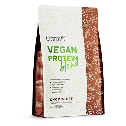 Vegansk proteinblanding | Vegansk protein | 700 g | Chokolade 🍫 | OstroVit