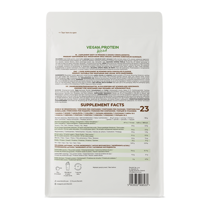 Vegansk proteinblanding | Vegansk protein | 700 g | Chokolade 🍫 | OstroVit