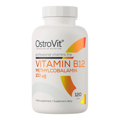 Vitamin B12 Methylcobalamin 100 µg – 120 vegane Tabletten | OstroVit