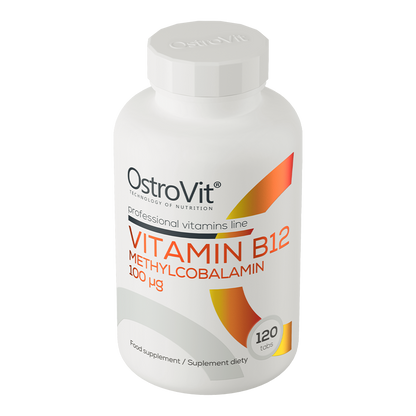 Vitamin B12 Methylcobalamin 100 µg – 120 vegane Tabletten | OstroVit