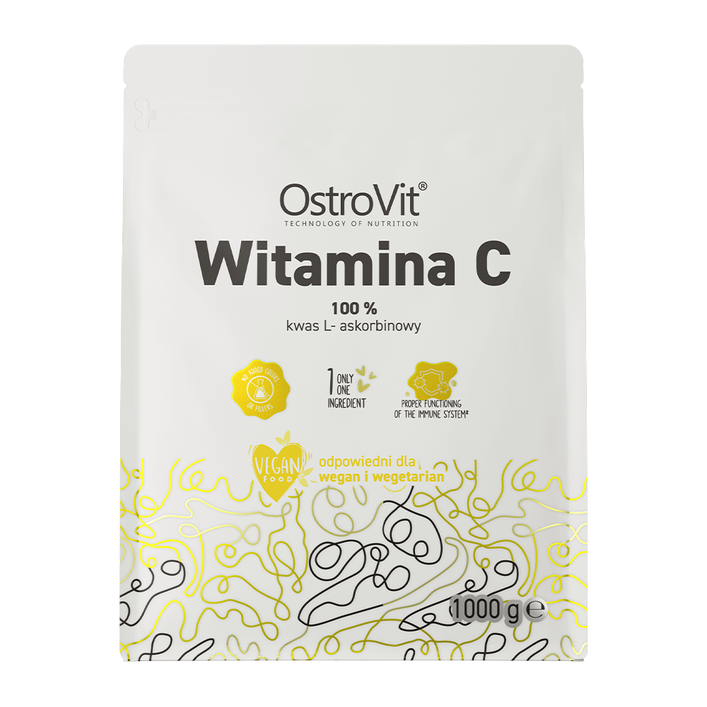 Vitamine C Poeder 1000 g, 1000 mg per Dosering - Vegan