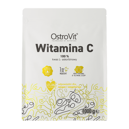 Vitamine C Poeder 1000 g, 1000 mg per Dosering - Vegan
