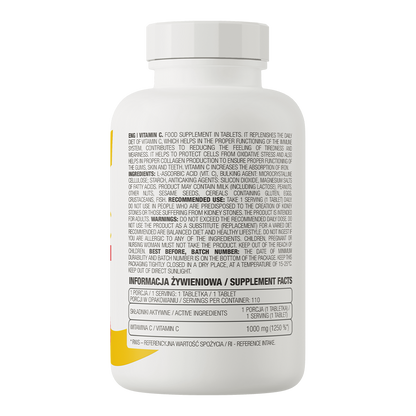 Vitamin C – 110 tabletten, 1000 mg per tablet | OstroVit