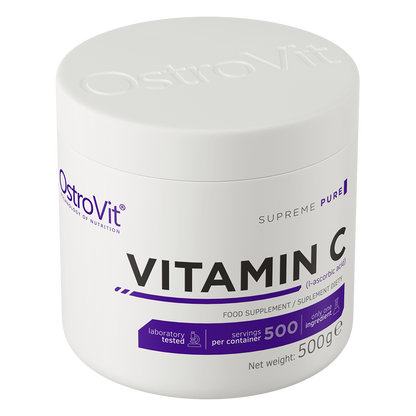 Vitamin C – 500 g poeder, 1000 mg per portie | OstroVit