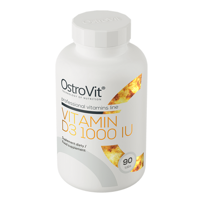 Vitamin D3 1000 IU – 90 tabletten, 25 µg per dag | OstroVit