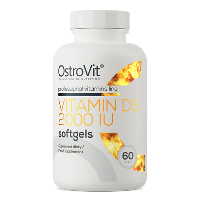 Vitamin D3 2000 IE – 60 Kapseln, 50 µg pro Kapsel | OstroVit