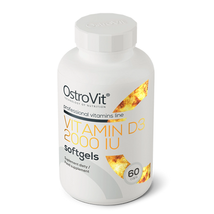 Vitamin D3 2000 IE – 60 Kapseln, 50 µg pro Kapsel | OstroVit