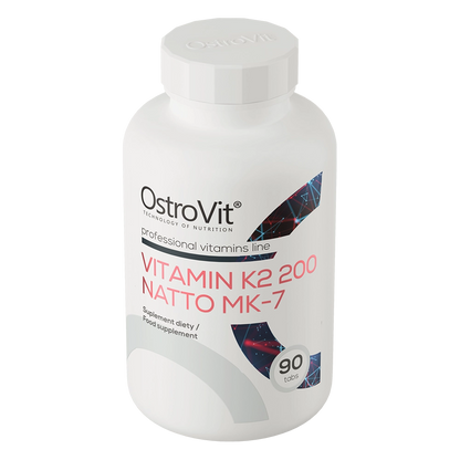 Vitamin K2 200 µg MK‑7 Natto – 90 vegan tabletten | OstroVit