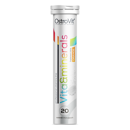 Vitamine &amp; Mineralstoffe – 20 Brausetabletten, 21 Mikronährstoffe | OstroVit