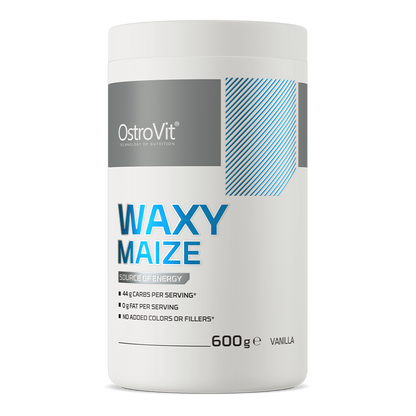 Waxy Maize – 600 g, 43 g carbs per portie, Vanille | OstroVit