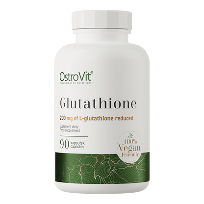 Glutathione VEGE – 90 capsules, 200 mg L‑glutathion | OstroVit
