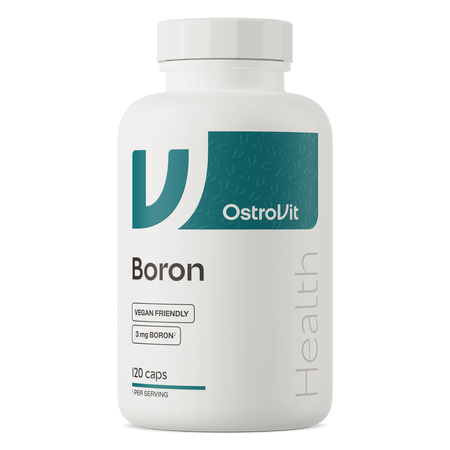 VEGE Borsäure – 120 vegane Kapseln, 3 mg Bor pro Kapsel | OstroVit