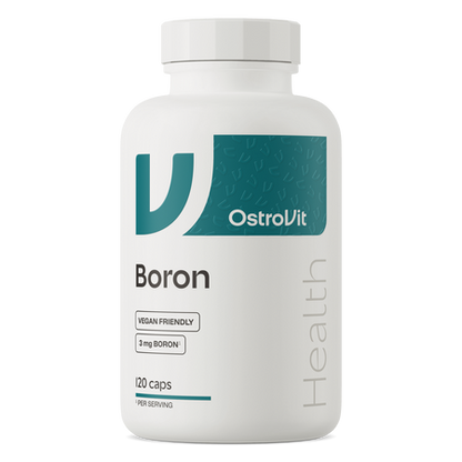VEGE Borsäure – 120 vegane Kapseln, 3 mg Bor pro Kapsel | OstroVit