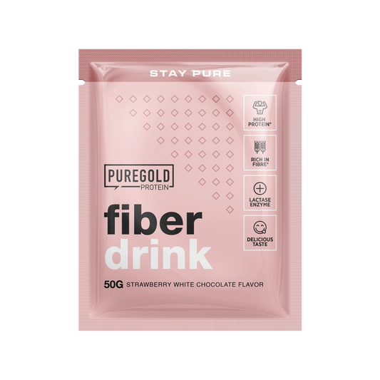 Fiber Drink Strawberry White Chocolate 50g sachet