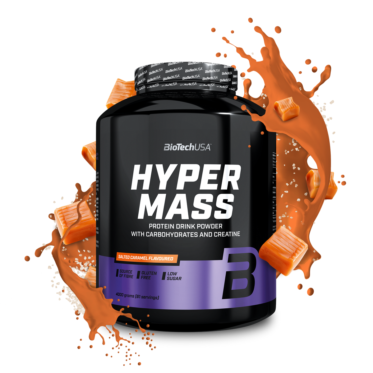 Hyper Mass 4000g Zoute Karamel
